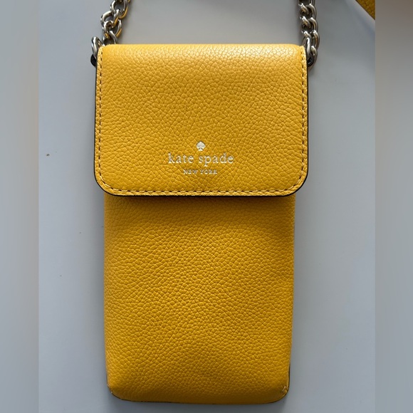 Kate Spade yellow phone crossbody - Picture 1 of 6